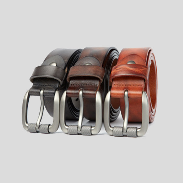 Vintage Full Grain Leather Belt