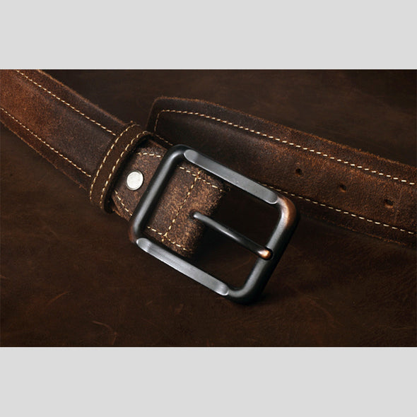 Vintage Suede Leather Belt