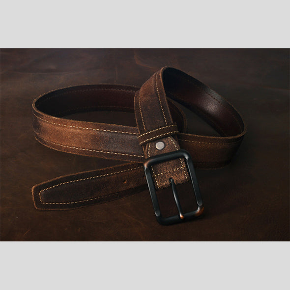 Vintage Suede Leather Belt