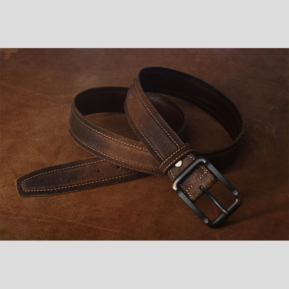 Vintage Suede Leather Belt